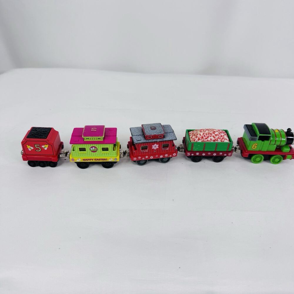 Thomas The Tank Train Mini Die Cast Metal Lot Holiday Christmas Easter Cars